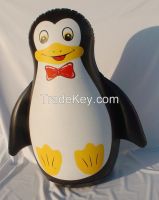 2020 Hot Sale Inflatable Cartoon  Penguin Punching Bag Toy  For Kids P