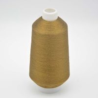 Metallic Yarn Factory Manufacture Various Golden Knitting Embroidery Thread Yarn Metallic 