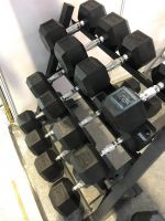 The rubber dumbbell