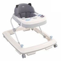 Happiness Baby Amazon Hot Selling Swivel Wheels Baby Walker Grey Pink Purple White Red Baby Walker