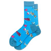 Colorful Patterned Cotton Socks for Men Women Casual Crew Socks