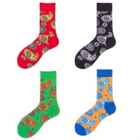 Cotton Socks Custom LOGO Colorful Patterned  for Women Men Kids Babies Socks