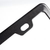 Wholesale High-Quality American Car Carbon fiber license plate frame cover