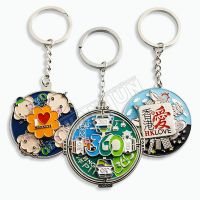 Promotion Custom Keychains Beautiful Logo Acrylic keychain PVC Keychain