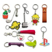 Cute Design Soft PVC Keychain Lather Keychain Hotsale Plastic Keychain