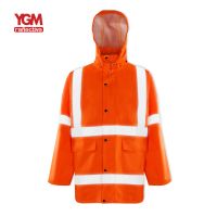 Hi vis safety jacket coveralls workwear with reflective tape