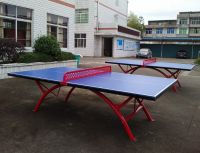 Rainbow outdoor table tennis table for training