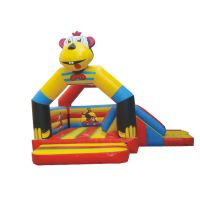 Monkey commercial jumping house castle with slide inflatables factory