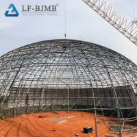 LF Steel Structure Dome Space Frame Roofing Coal Shed