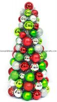 Salable Exclusive Plastic Christmas Ball Ornament Tree