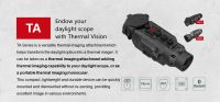 Infrared thermal imaging night vision device