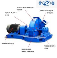Wood Chipper 15T/H For Wood Chip Production Factory