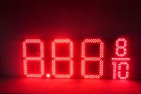 LED gasoline price changer sign