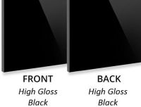 Aluminum Composite Panel 3MM HighGloss Black PE Core