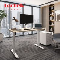 Loctek ET114E-N Sit Stand Desk Adjustable Electric Single Motor Height Table Desk