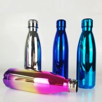 Cola Bottle Colorful Hot Water Bottle Double-Walled Stainless Steel Vacuum Thermos 