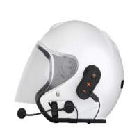 Bone conductivity Bluetooth hands-free helmet.