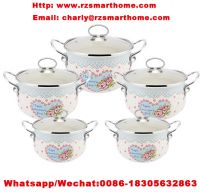 Sets of enamel casserole