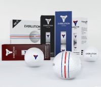 [Everlution]Triple Ball Golf Ball 3-Piece Ri Series Premium Golf Track Ball