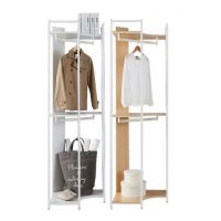 Expandable garment rack closet system