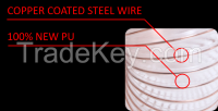 PU STEEL WIRE SUCTIONG  VACUUM HOSE