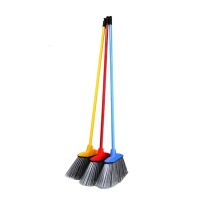 Home indoor sweeping broom with long stainless steel handle 