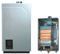 Forced type gas water heater with LCD display