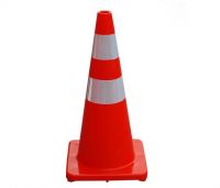 28&quot; Flexible Orange PVC Safety Cone Road Barricade Cone