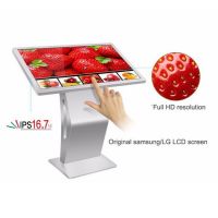 55&quot; floor standing Samsung LCD touch screen advertising display kiosk 10 points touch panel interact