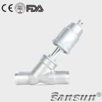 sanitary stainless steel Angle seat valve