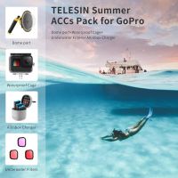 Telesin 6'' Waterproof Dome Port Diving Housing With Floating Handle For DJI Osmo Action Camera accessories