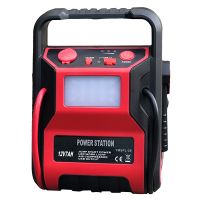 Portable Jump Starter With Compressor 12v Power Station Multi-functional Cart Jump Starter