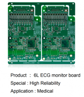 PCB for 6L ECG monitor board in medical 