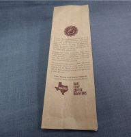 Coffee Side Gusseted Bag With Kraft Paper And Aluminum