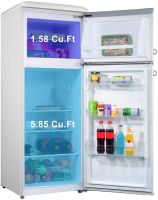 Retro Top Mount Refrigerator