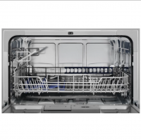 Electrolux ESF2400OSA+6place settings gray counter top compact dishwasher