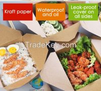 Take Away Disposable Spaghetti Pasta Packaging noodle box Paper