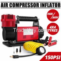 12v Air Compressor Portable Air Pump Tire Inflator 4x4 Tyre Pump