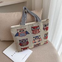 ladies fashion canvas shoulder bags