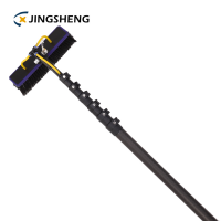 100% High Modulus Carbon Fiber Telescoping Pole For Solar Panel Cleaning