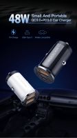 KUULAA Mini USB Car Charger Quick Charge 4.0 PD 3.0 36W Fast Charging Charger For iPhone Huawei Xiaomi Mi Type C Mobile Phone