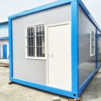 Sandwich Panel Steel Frame Modern Prefabricated Container House 