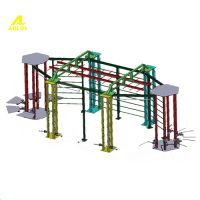 Gym equipment machine-combination training frame,combination training rack,strength and conditioning equipment,outdoor gym equipment