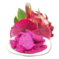 Tropical Fruit Freeze Dry Food slice White Pitaya Slice Bulk Vacuum Freeze Dried Red Dragon Fruit