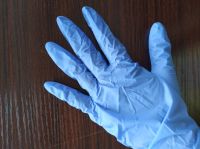 Disposable powder free medical chemical resistant examination cut resistant work nitrile glove