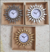 2021 New Arrival Decorative 3D Plastic Quartz Wall Clock