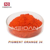 General Purpose Organic Color Pigment Orange 34 for Paint Plastic/PO/PP ink CI No. PO34 (15793-73-4)