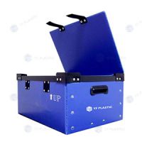 antistatic plastic boxes reusable packing corrugated box
