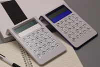 8-digit large-screen office calculator with crystal keys