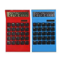 Head-up frame fuel injection desktop calculator Electronic solar creative flat calculator